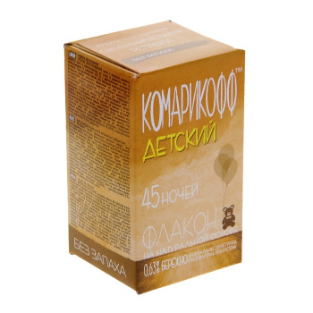 Жидкость для фумигатора 45 ночей детский Комарикофф