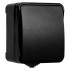 Выключатель Smartbuy 1кл. IP54, 10А, Сатурн, черн