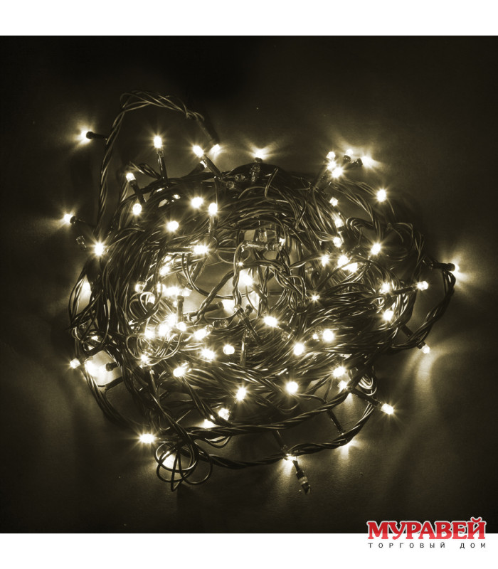 Гирлянда CL05 Feron 230V 100 LED 10м 2700К, IP20