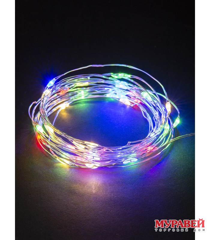 Гирлянда TDM 220V 50LED, многоцветная, 5м