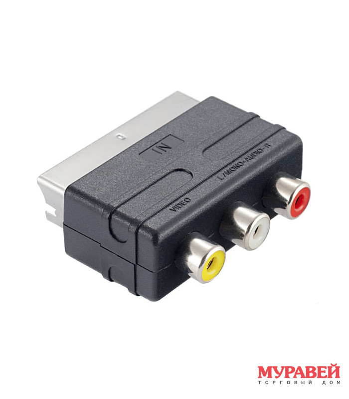 Переходник SCART-3хRCA PERFEO