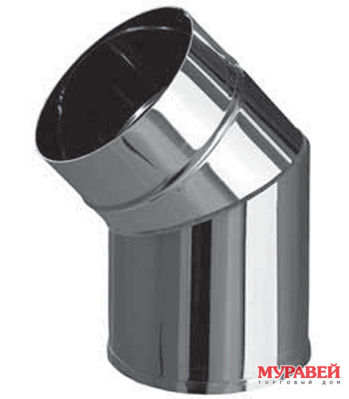 Отвод 135х115х0,5мм AISI 430