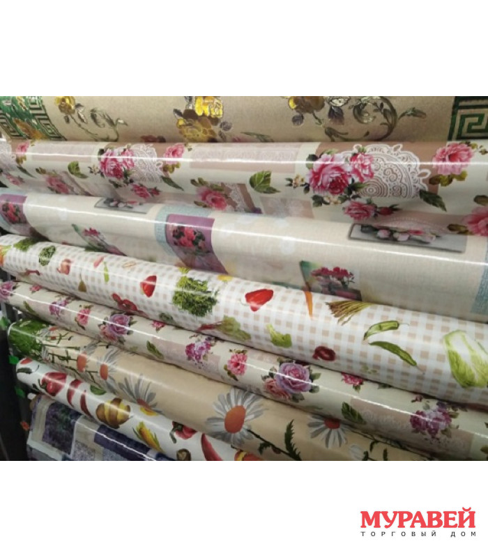 Клеенка 1,4 м на нетканой основе TABLECLOTH DECORA Клеенка 1,4 м на нетканой основе TABLECLOTH DECORA