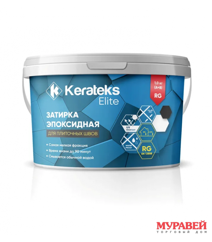 Затирка эпоксидная C.70 Белый 1кг Kerateks