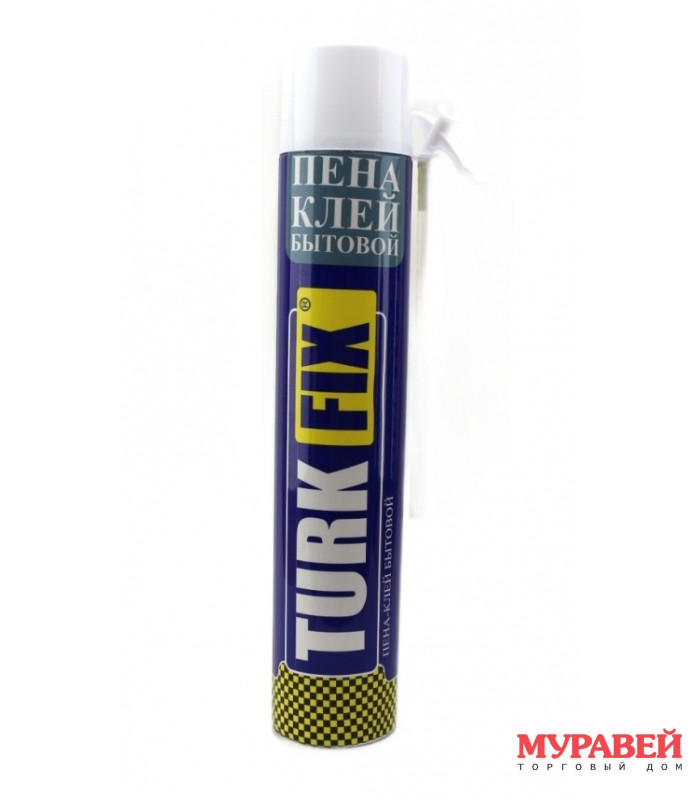 Пена-клей полиуретановый 65л, 800 г TURK FIX