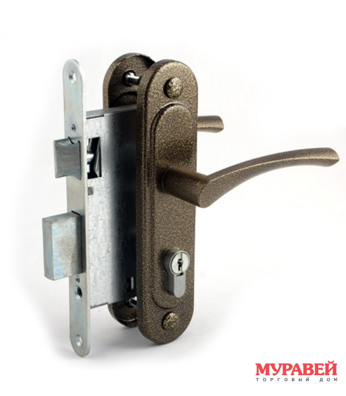 Замок врезной ОМЕГА ЗВ.7 бронза