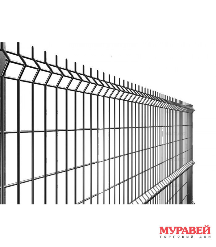 Секция заборная Medium 1730×2505х4 мм, оцинкованная