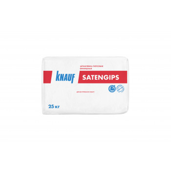 Шпатлевка SATENGIPS финишная 25 кг Knauf