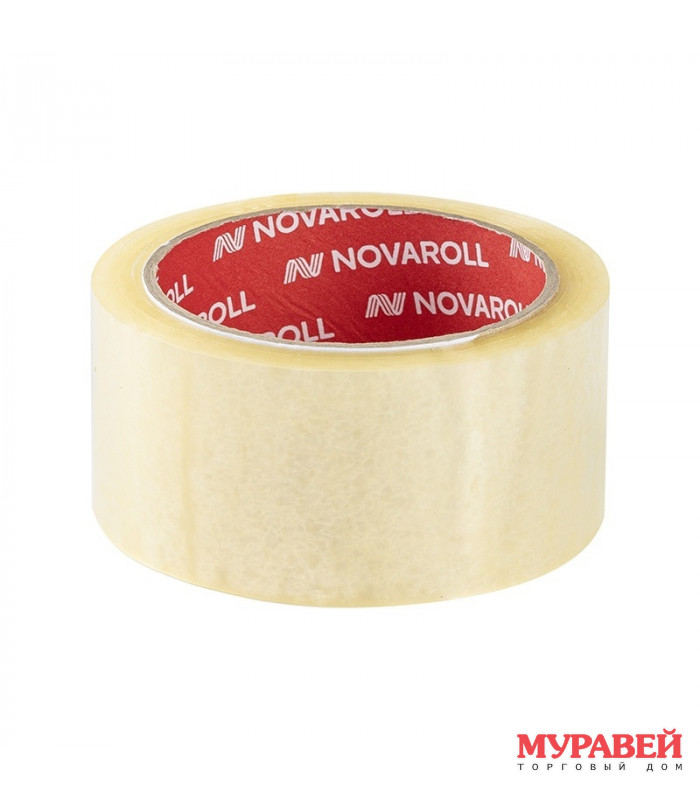 Скотч 48мм х 66м прозрачный NOVAROLL