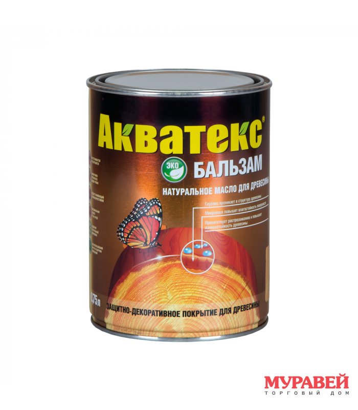 Масло для дерева Акватекс-Бальзам 0,75 л бесцветный