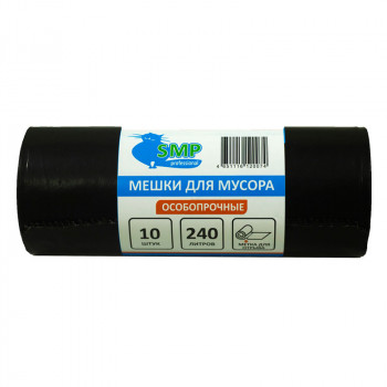 Мешки для мусора 240л Особопрочные 120х95 (10шт)